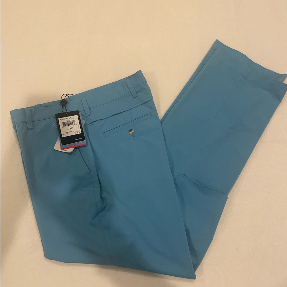NWT Light Blue Men’s Adidas (MClimaCoolPant) golf pants 36x34